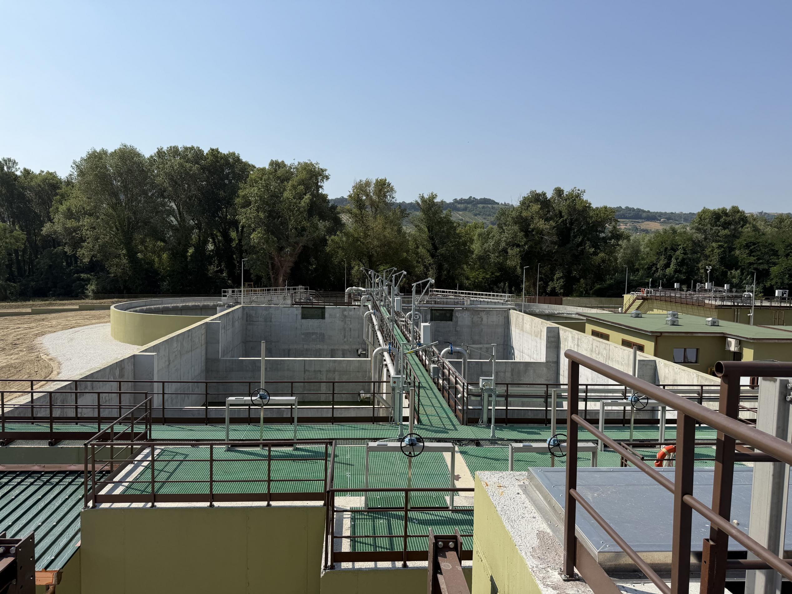 CIIP inaugura il nuovo depuratore della Valdaso: 8,6 milioni di euro per realizzare un'infrastruttura di ultima generazione