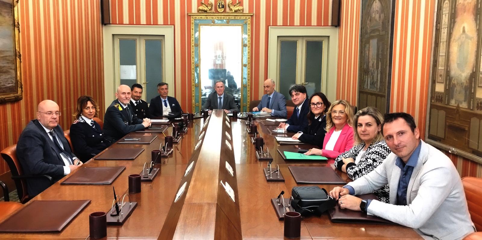 In Prefettura il parere favorevole alla presentazione dei progetti di videosorveglianza dei Comuni di Castel di Lama, Castignano, Montemonaco e Spinetoli