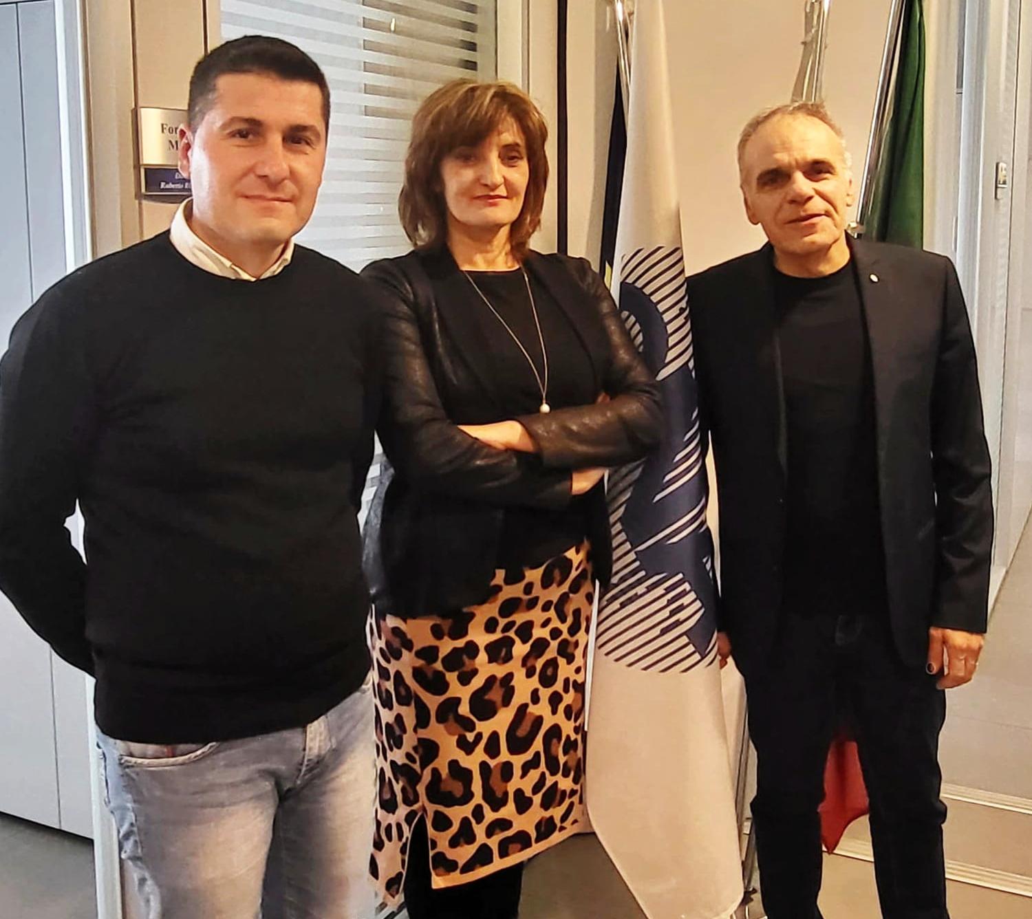 Emiliano Tomassini, Arianna Trillini e Maurizio Tritarelli