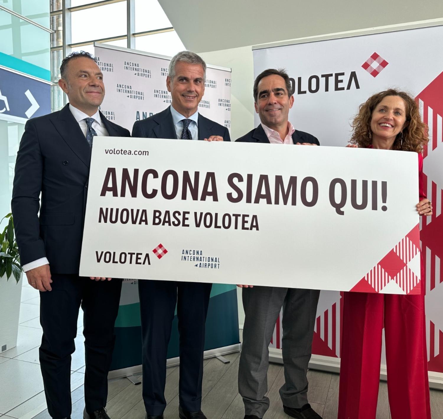 Volotea apre una nuova base operativa italiana ad Ancona