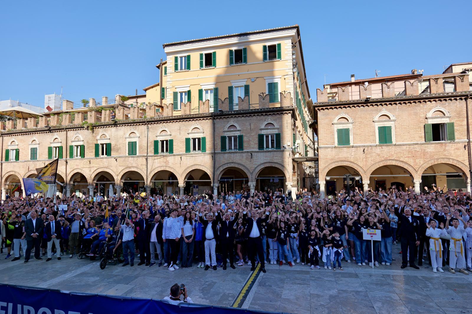 Il Ministro per lo sport e i giovani, Andrea Abodi, ha aperto l’anteprima delle celebrazioni per Ascoli Città europea dello sport 2025