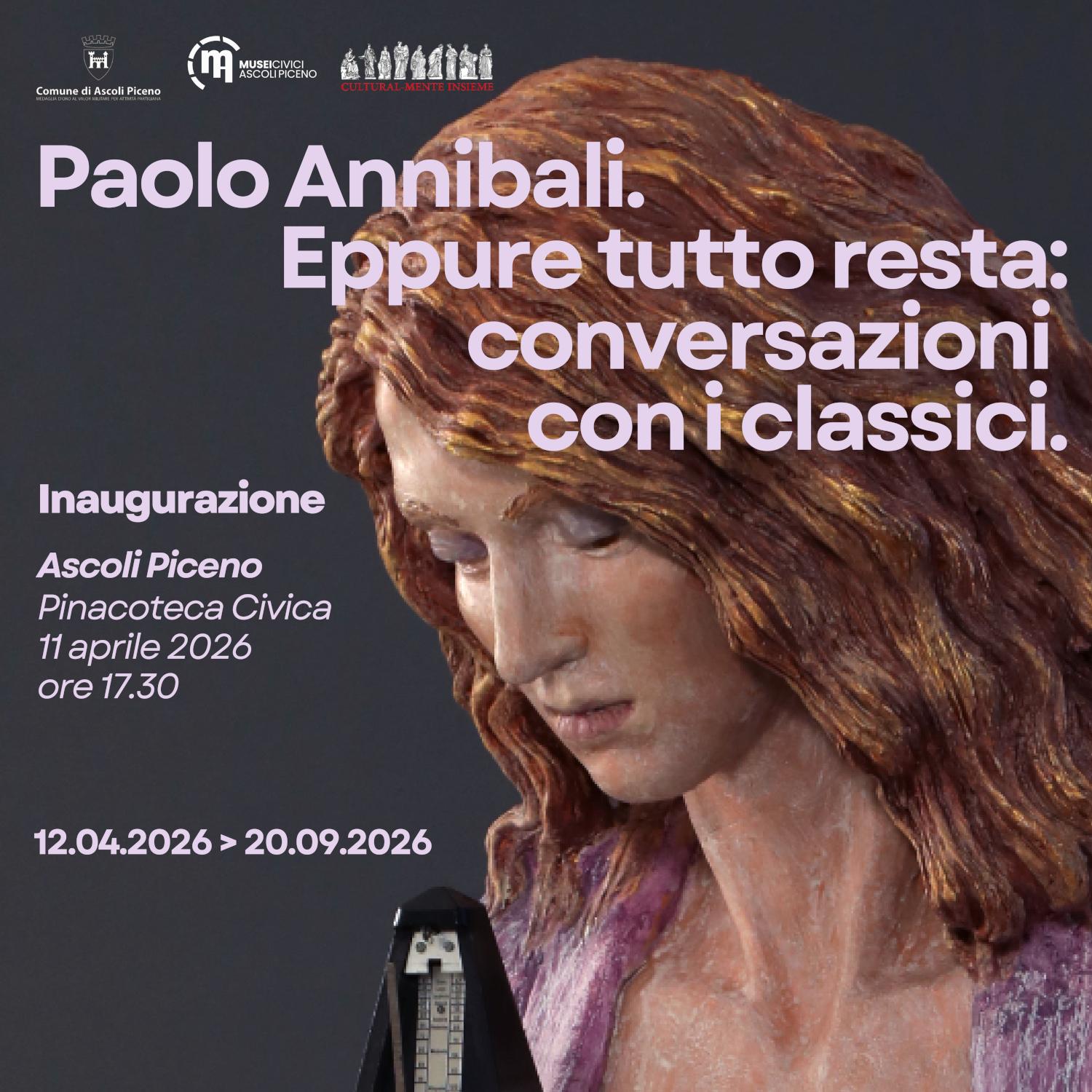 Le opere di Paolo Annibali in mostra dall’11 aprile al 20 settembre alla Pinacoteca Civica