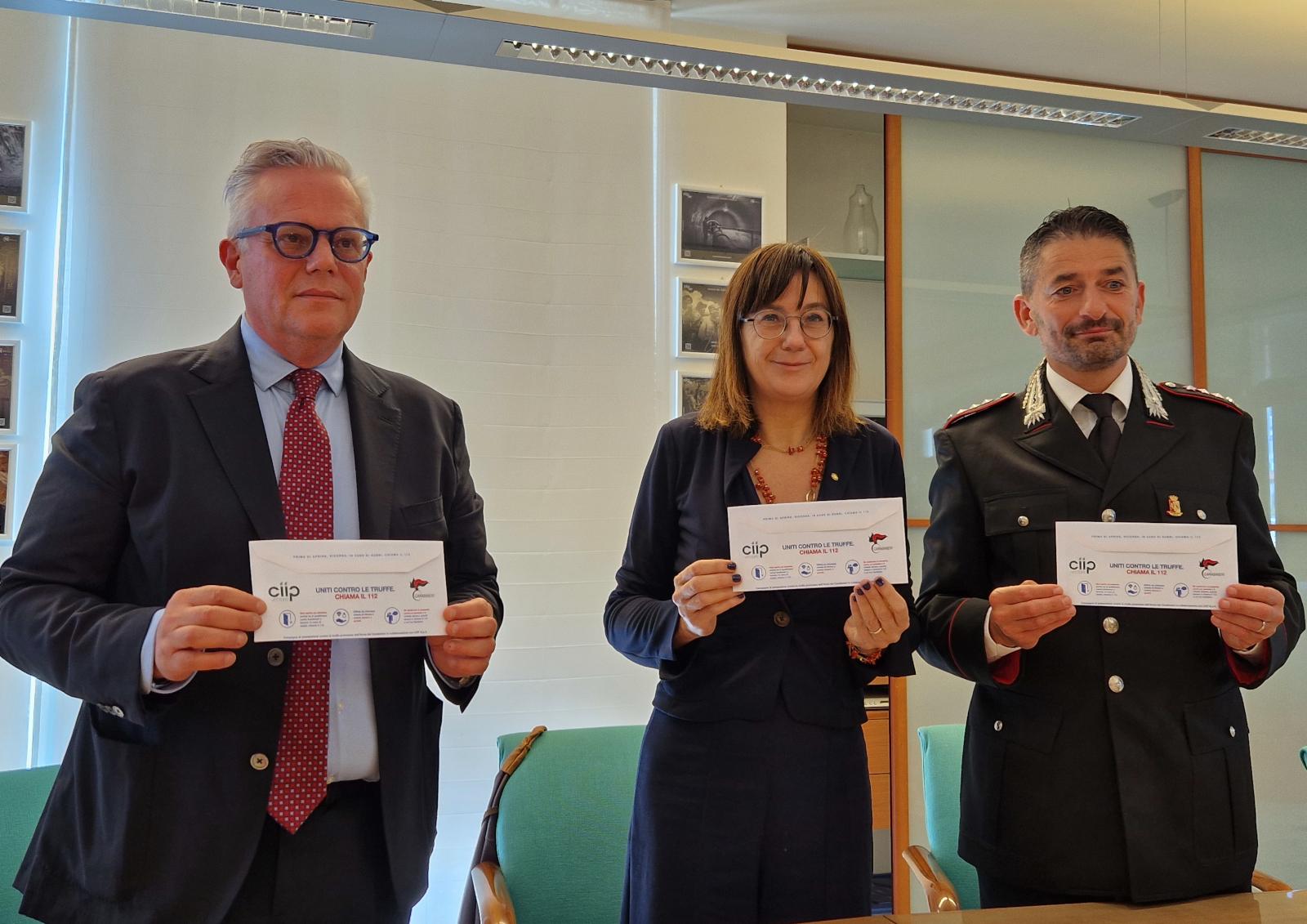 CIIP S.p.A. e Arma dei Carabinieri insieme nella campagna di prevenzione 'Uniti contro le truffe: chiama il 112'