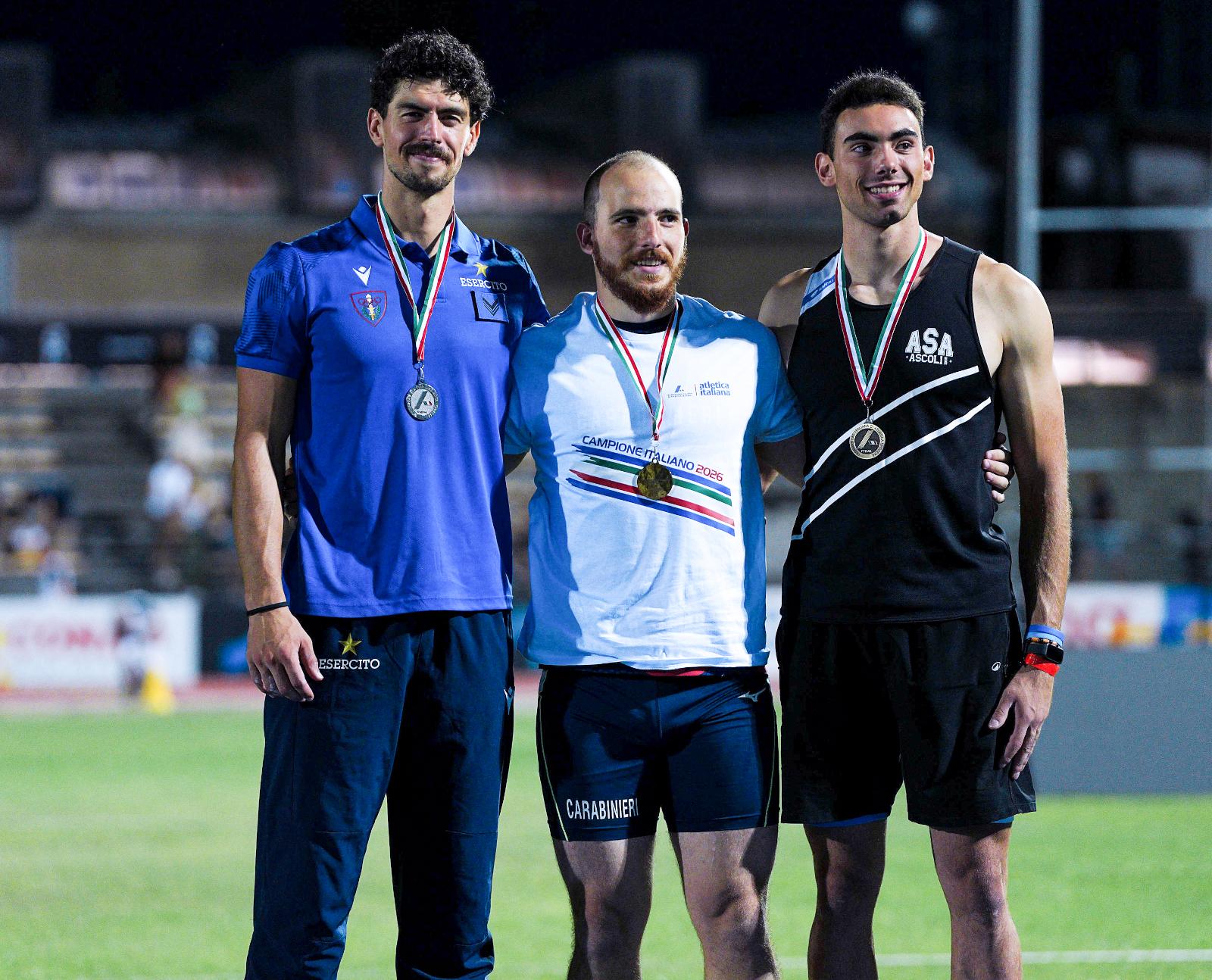 Atletica: Pietro Colonnella è di bronzo agli Assoluti: l'ASA continua a brillare