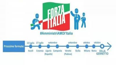 Indicazioni di percorso, convention di Forza Italia