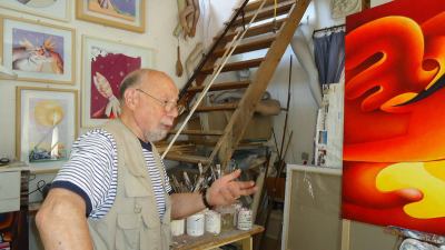 Porte aperte all'atelier del pittore Gaetano Carboni