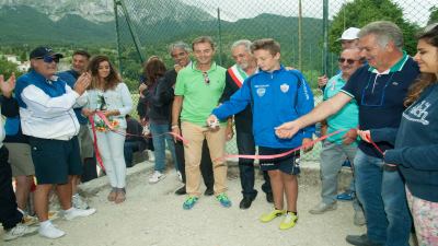Inaugurato il nuovo centro sportivo ‘Monte Azzurri’ di Pretare