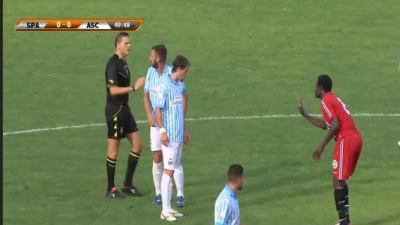 Spal-Ascoli 1-0: Addae espulso, prima sconfitta per il Picchio