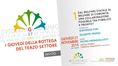 I giovedì della 'Bottega del Terzo Settore'