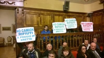 Rifiuti alla Geta: 'I camion non passino a Poggio di Bretta'