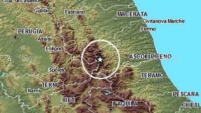 Terremoto di magnitudo 3.4 sui Sibillini