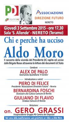 'Chi e perché ha ucciso Aldo Moro': un convegno per non dimenticare attraverso la lettura dei documenti di Stato