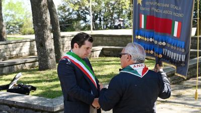 L'intervento del sindaco Marco Fioravanti in occasione del 25 Aprile