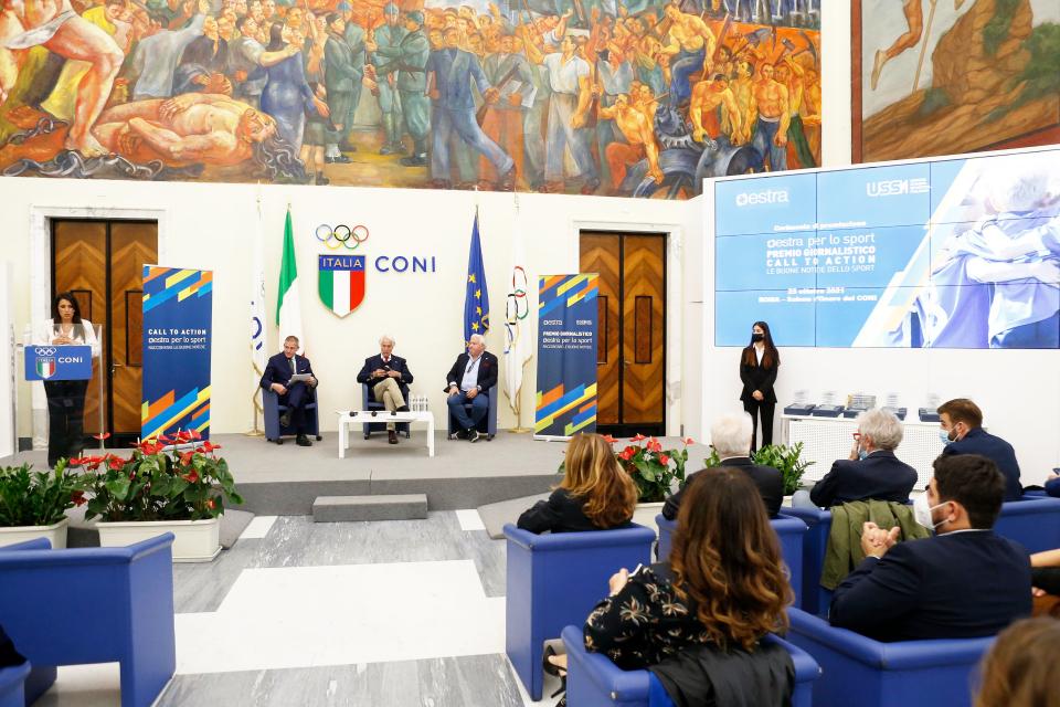 Premio Estra per lo sport, al Coni la cerimonia di premiazione