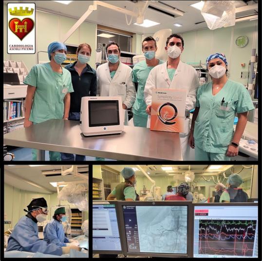 Cardiologia dell'Area Vasta 5 diretta dal dr. Pierfrancesco Grossi: eseguita la prima procedura nelle Marche di denervazione renale