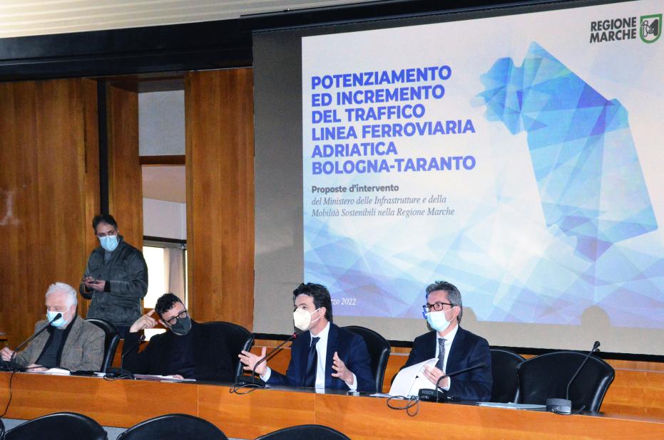 Potenziamento linea ferroviaria adriatica, Marche compatte per tutelare sviluppo ed esigenze dei territori
