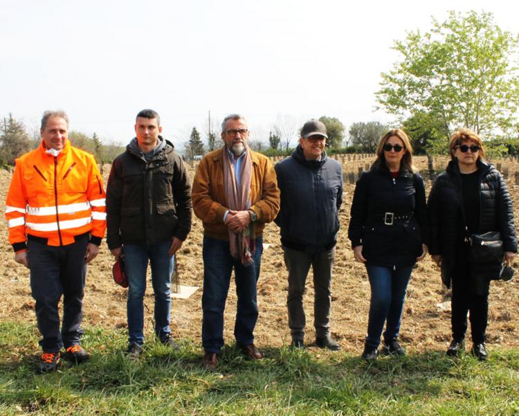 Macerata sempre più verde: concluso l’intervento di forestazione alle Vergini, grazie a Estra messe a dimora 1000 piante nel quartiere Le Vergini